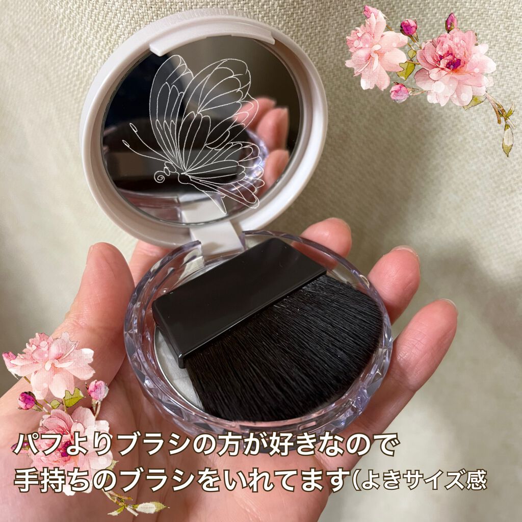 毛穴レスパウダー/CEZANNE/プレストパウダーを使ったクチコミ(4枚目)