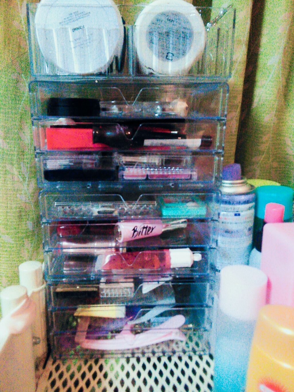 3段式クリアーケース/DAISO/その他化粧小物を使ったクチコミ(1枚目)