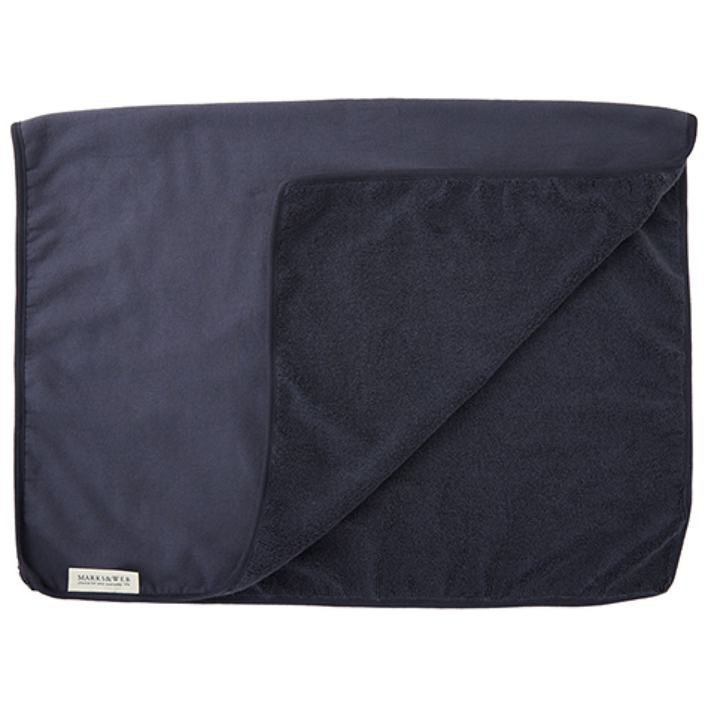 オーガニックコットン スリーピングタオル ネイビー