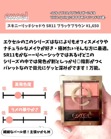 スキニーリッチシャドウ/excel/アイシャドウパレットを使ったクチコミ（3枚目）