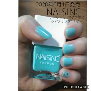 【NAISINC】
ソーシャル バタフライ
ウィンギング イット
2,200円(税込)

6月1日に新色が出ました！ 
ラメは入っておりません✧٩( 'ᴗ' )و✧
1度塗りで発色がとてもいいです！今の