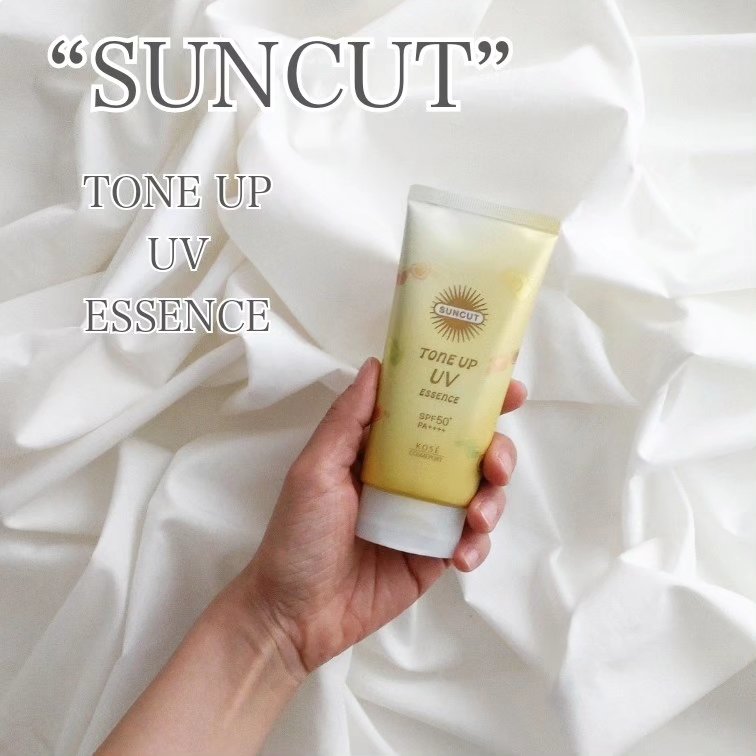 サンカットR トーンアップUV エッセンス/サンカット®/日焼け止めローションを使ったクチコミ（1枚目）