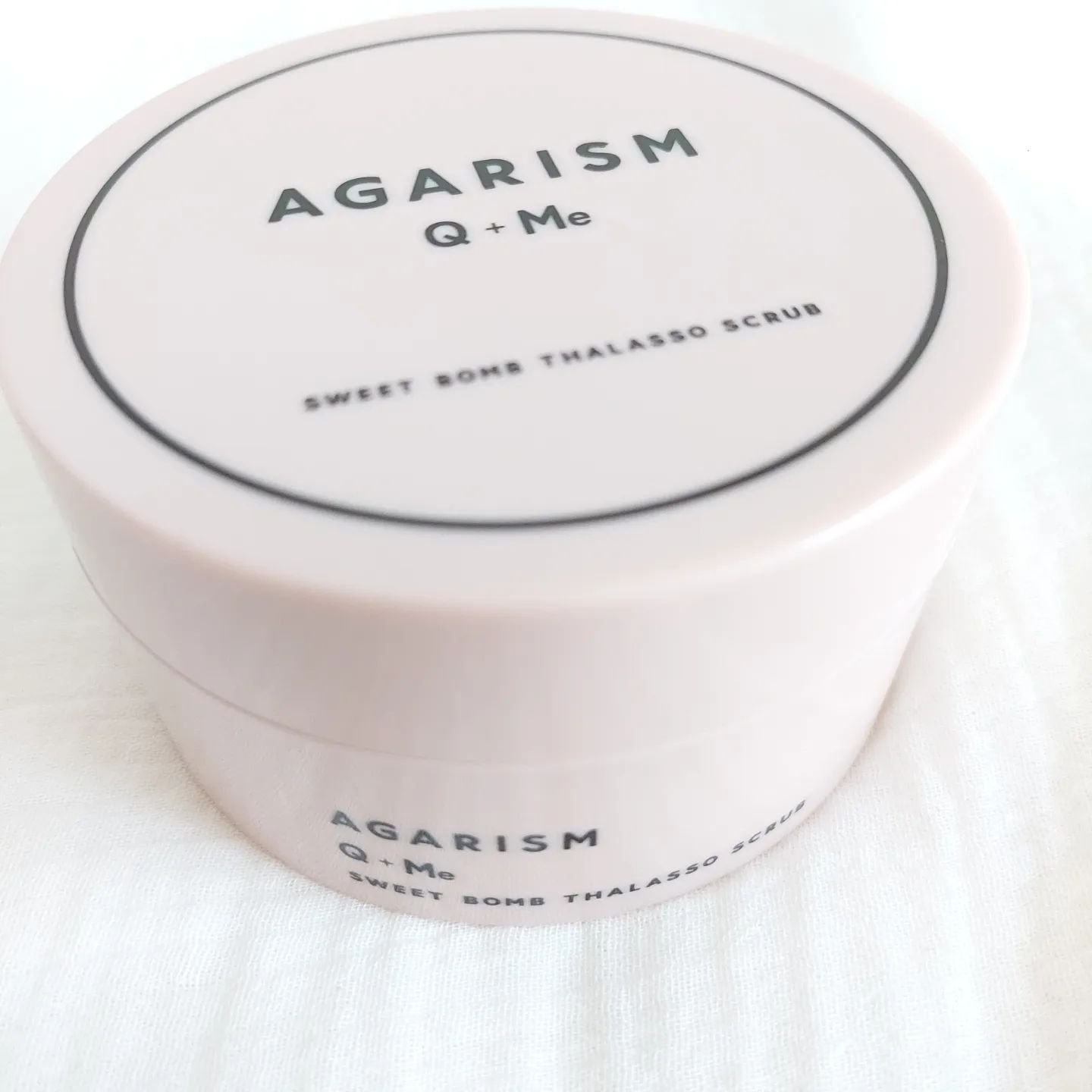 Q+Me スウィート ボム タラソ スクラブ/AGARISM/バストケア・ヒップケアを使ったクチコミ（1枚目）