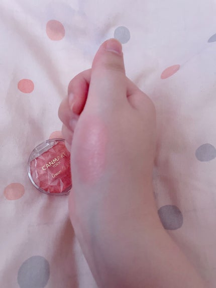 クリームチーク(パールタイプ)/キャンメイク/ジェル・クリームチークを使ったクチコミ(3枚目)
