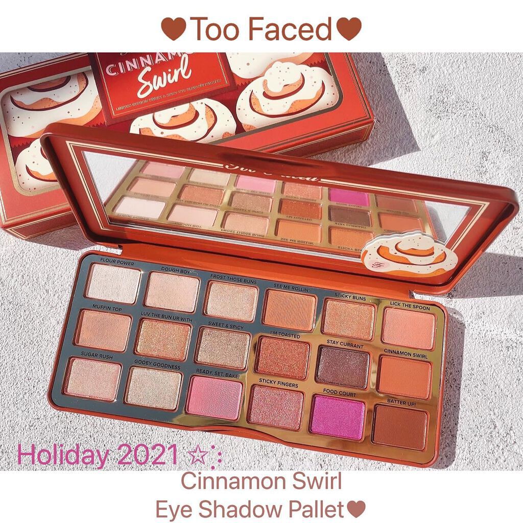 シナモン スワール アイシャドウ パレット/Too Faced/アイシャドウパレットを使ったクチコミ（1枚目）
