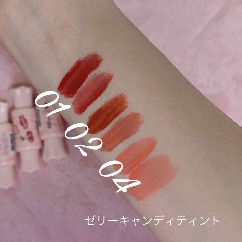 ムース キャンディー ティント/the SAEM/リップティントを使ったクチコミ（3枚目）