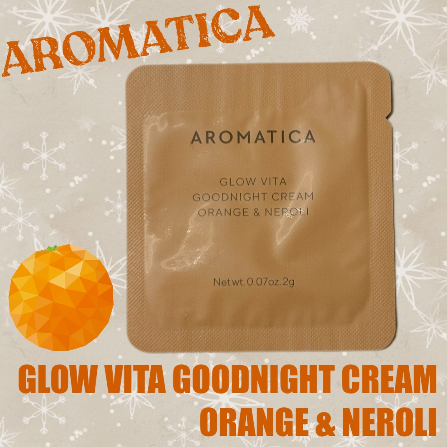 グロービタグットナイトクリーム/AROMATICA/フェイスクリームを使ったクチコミ(1枚目)