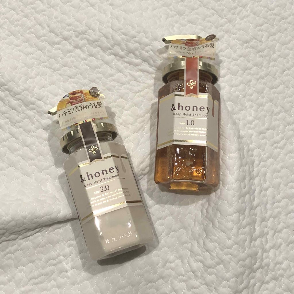 ディープモイスト シャンプー1.0/ヘアトリートメント2.0/&honey/市販シャンプーを使ったクチコミ(3枚目)