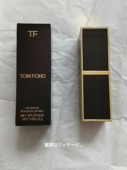 リップ カラー 03 カサブランカ/TOM FORD BEAUTY/口紅を使ったクチコミ(2枚目)