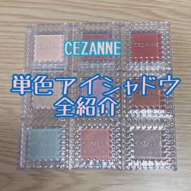 シングルカラーアイシャドウ/CEZANNE/パウダーアイシャドウを使ったクチコミ（1枚目）