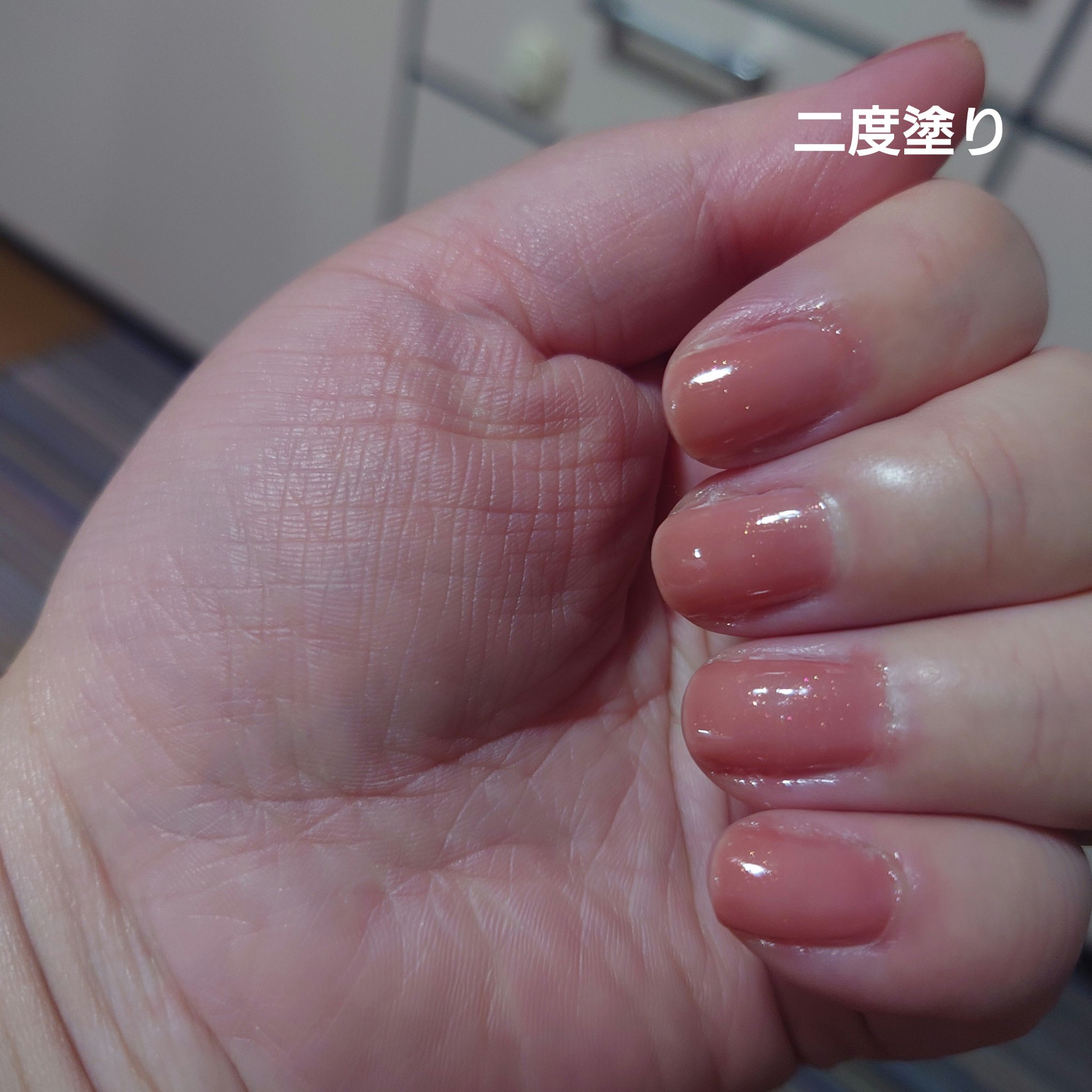 エクセル ネイルポリッシュ N NL41 あまい夢(ルビーピンク)/excel/マニキュアを使ったクチコミ（3枚目）