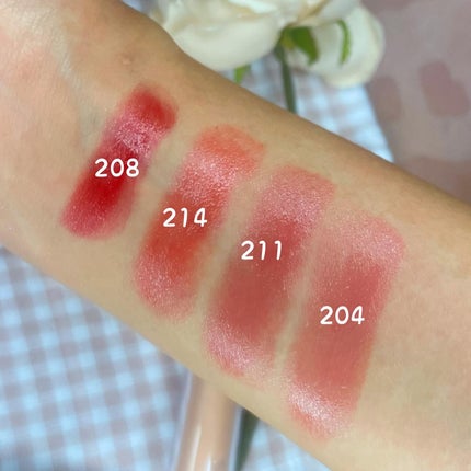 ボンディンググロウリップスティック/Laka/口紅を使ったクチコミ(2枚目)