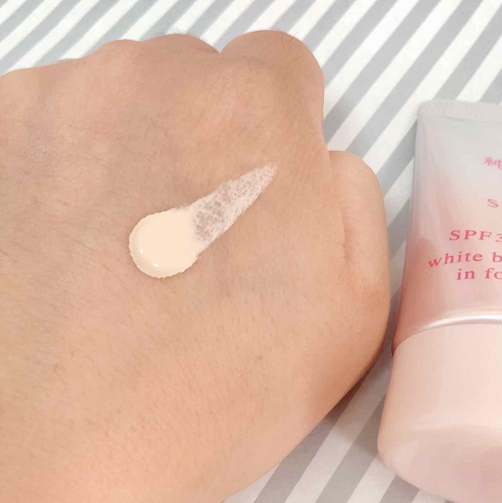 純白専科 すっぴん色づく美容液フォンデュ/SENKA(専科)/リキッドファンデーションを使ったクチコミ(2枚目)