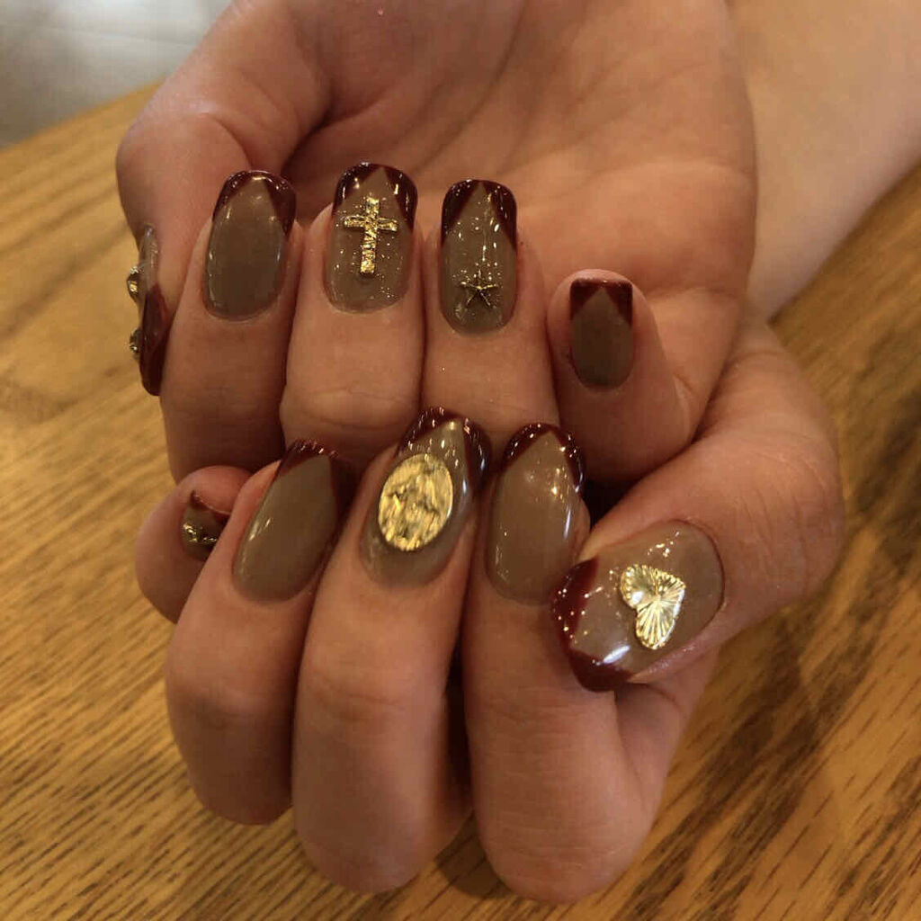 ウィークリージェル WG-25 Vintage Bordeaux/HOMEI/ジェルネイルを使ったクチコミ（1枚目）