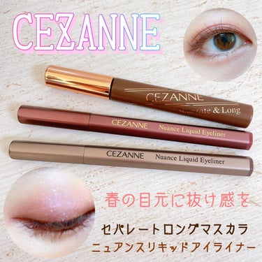 ニュアンスリキッドアイライナー/CEZANNE/リキッドアイライナーを使ったクチコミ（1枚目）