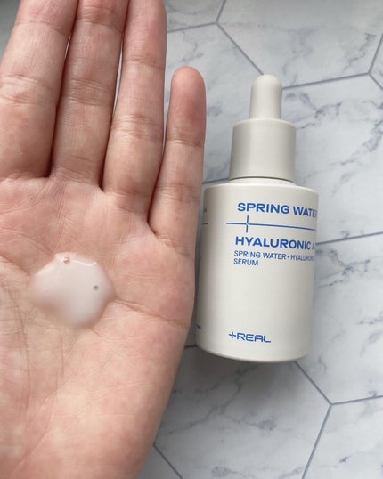 スプリングウォーター+ヒアルロン酸セラム/+REAL/美容液を使ったクチコミ(5枚目)