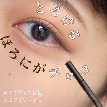 新色！とろけるほろにがチョコライナー🍫

LUMIURGLAS Skill-less Liner スキルレスライナー
07 スモアグレージュ


こちらはルミアグラス様より頂きました！

前からルミアグ