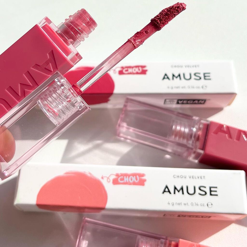 シューベルベット/AMUSE/口紅を使ったクチコミ(3枚目)