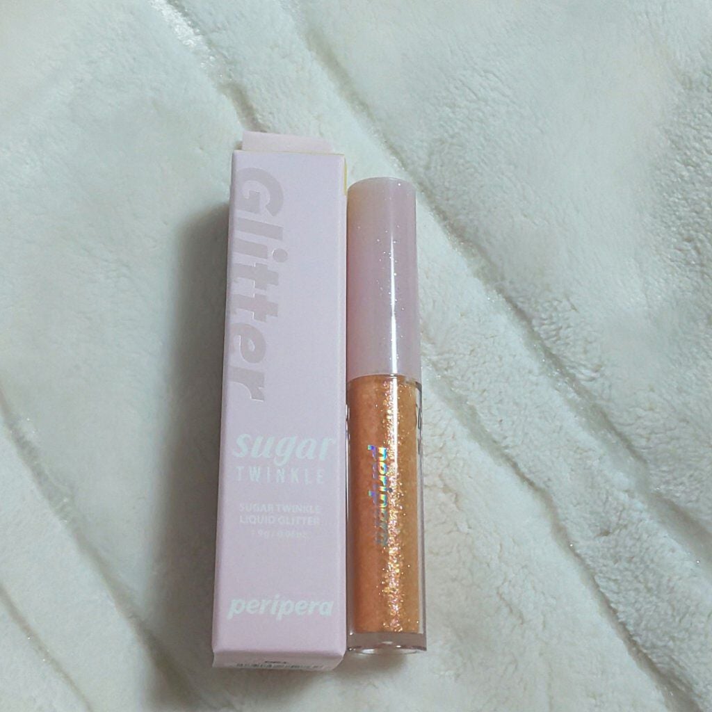 シュガー トゥインクル リキッド グリッター/PERIPERA/グリッターを使ったクチコミ(2枚目)