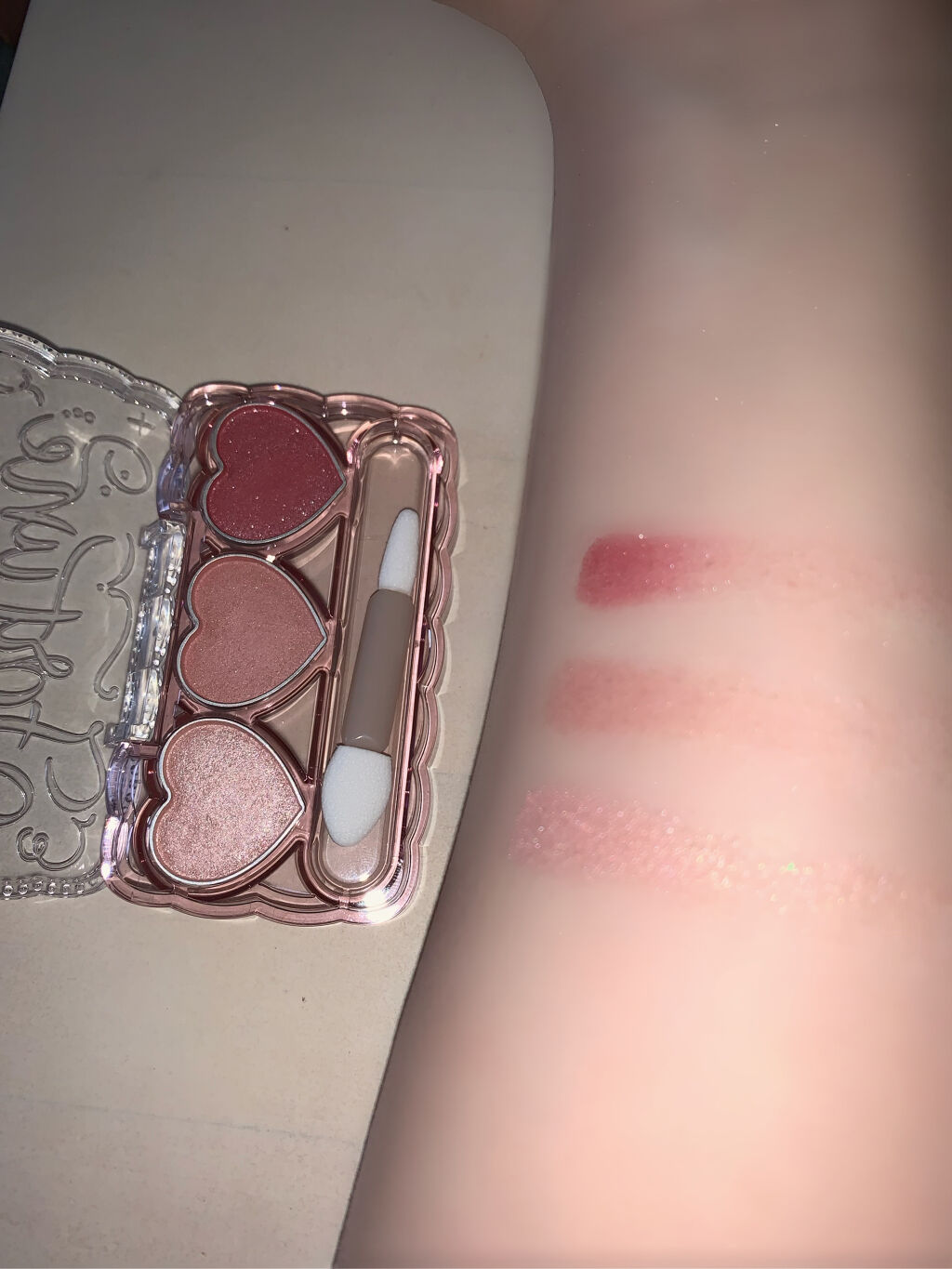 ドーリーフィール アイカラー/フォーチュン/アイシャドウパレットを使ったクチコミ（3枚目）