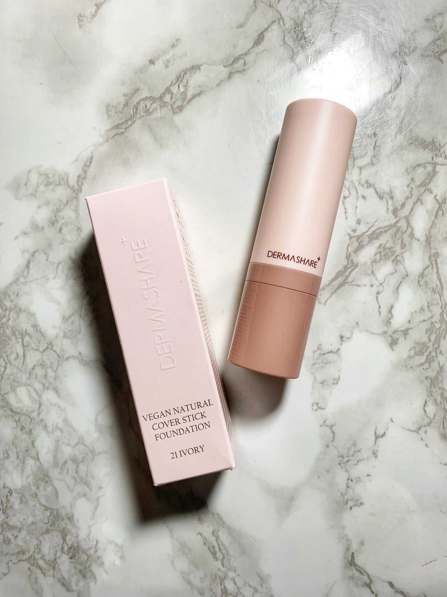 ヴィーガンナチュラルカバースティックファンデーション/DERMASHARE/その他ファンデーションを使ったクチコミ(1枚目)