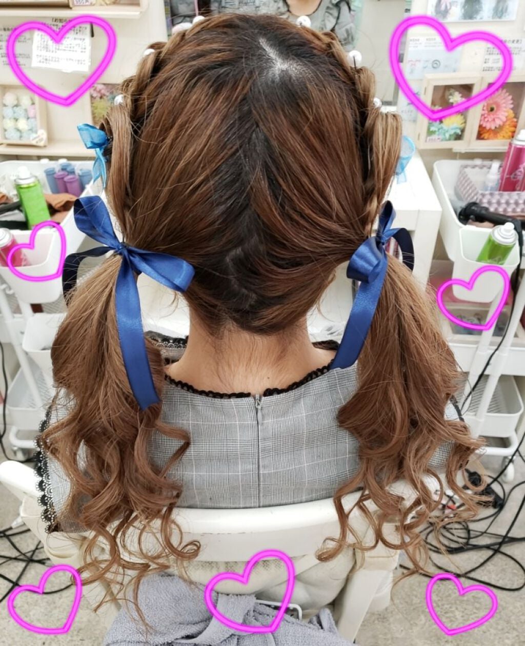 ヘアメイクみどり【YouTube】 on LIPS 「量産型女子におすすめヘアアレンジ❤️池袋セットサロンTiara..」(3枚目)