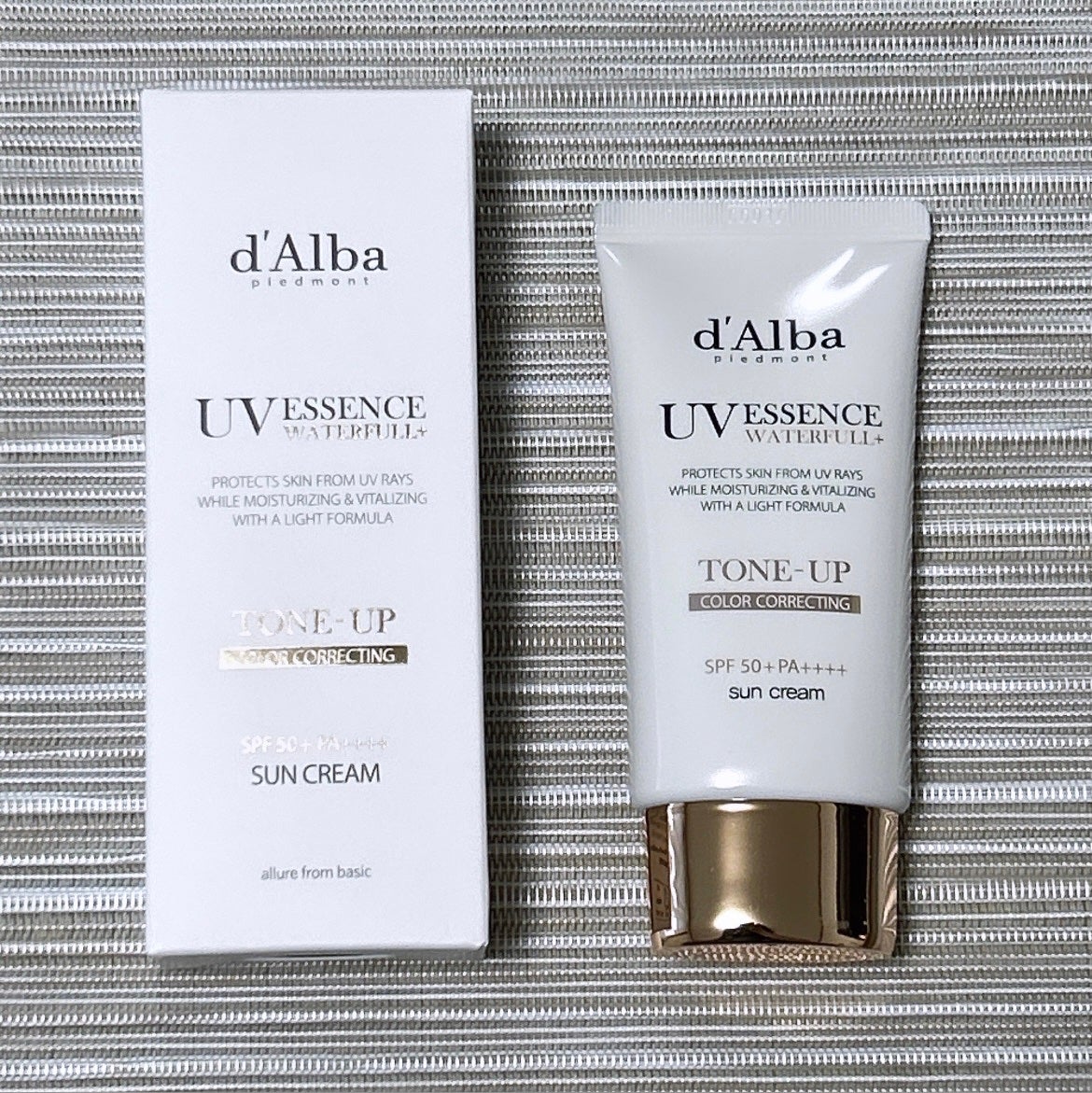 ウォータフルトーンアップサンクリーム/ダルバ/日焼け止めクリームを使ったクチコミ(1枚目)