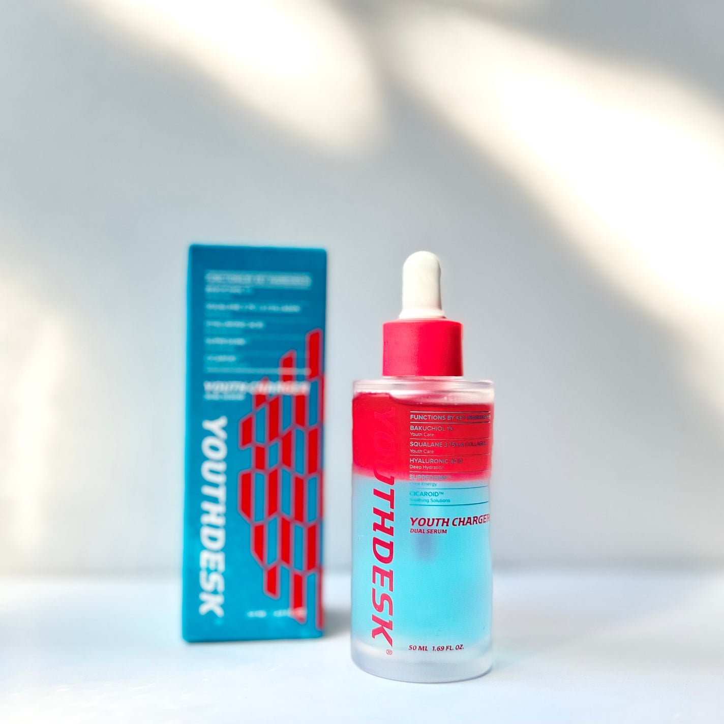 ユースチャージャーデュアルセラム/YOUTHDESK/美容液を使ったクチコミ(1枚目)