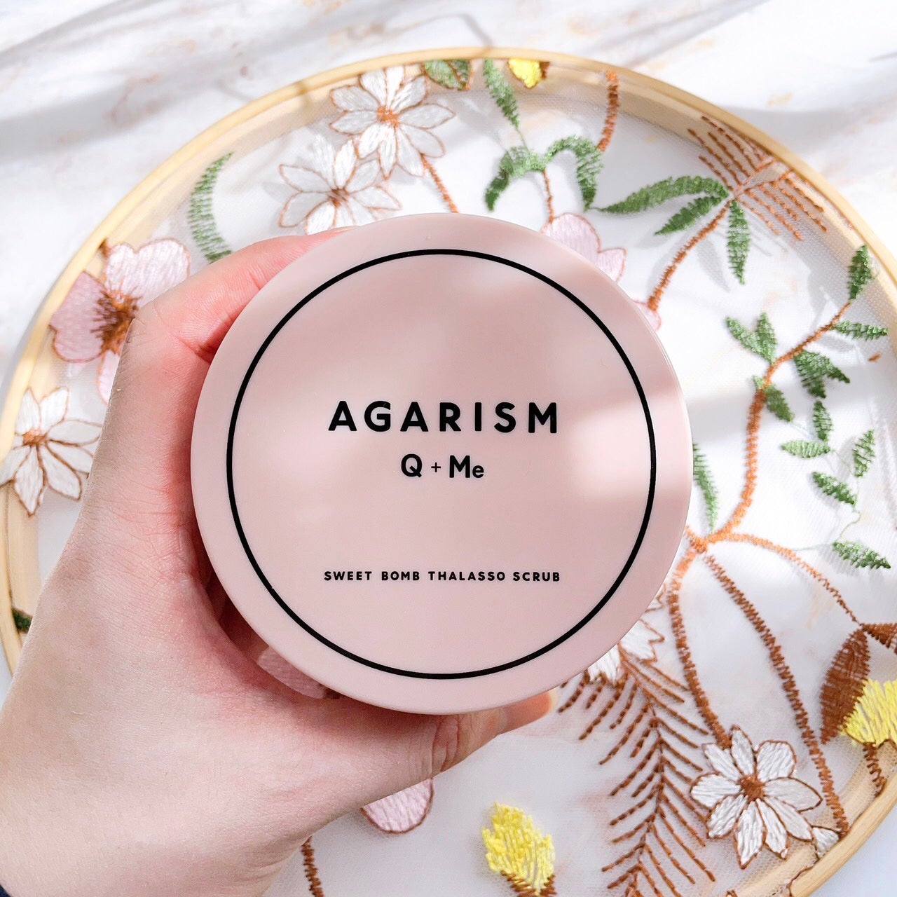 Q+Me スウィート ボム タラソ スクラブ/AGARISM/バスト・ヒップケアを使ったクチコミ(2枚目)