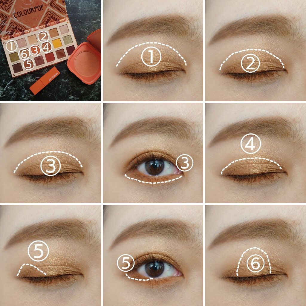 サンドストーン/ColourPop/アイシャドウパレットを使ったクチコミ(2枚目)