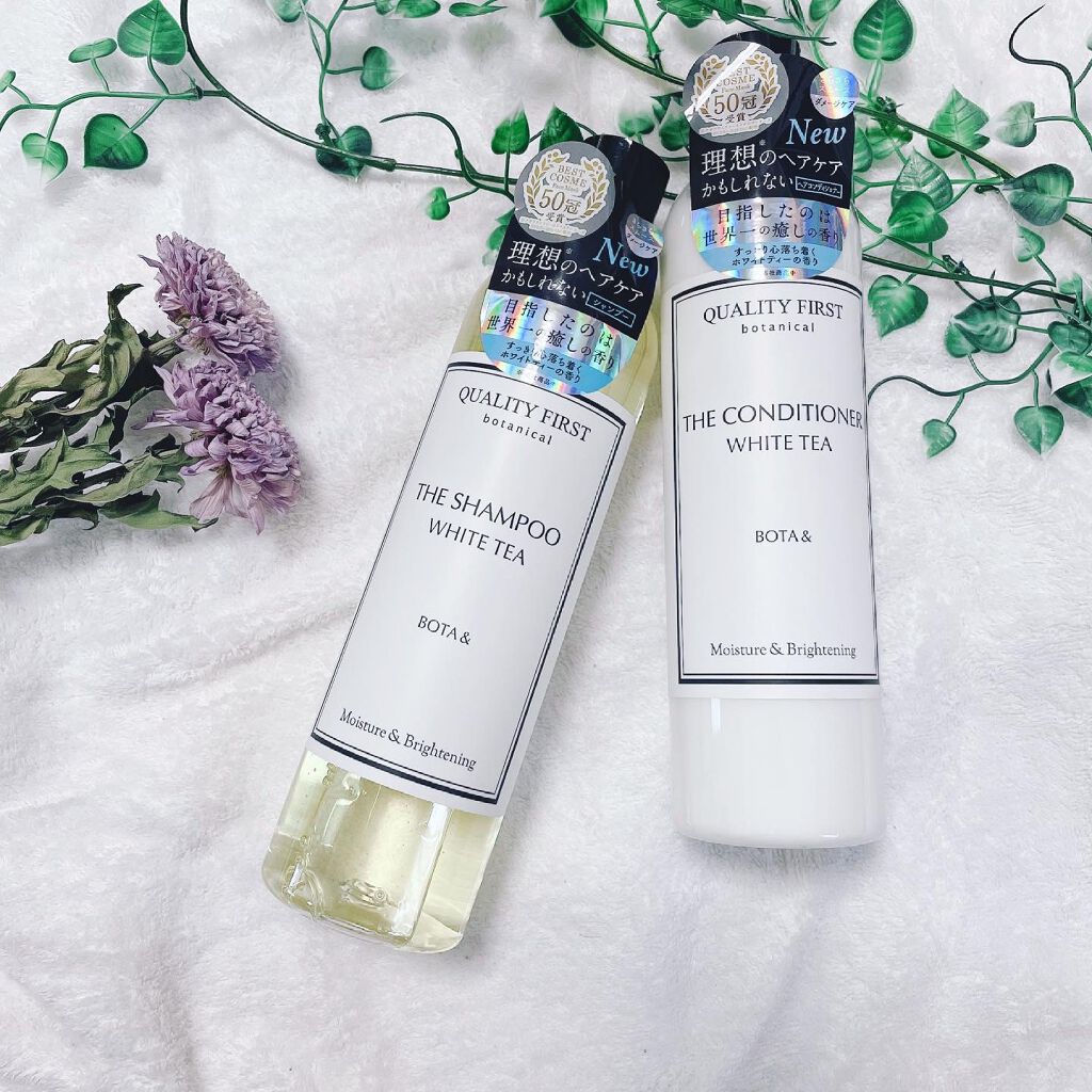 ボタアンド ザ シャンプー <WHITE TEA>/クオリティファースト/市販シャンプーを使ったクチコミ（1枚目）