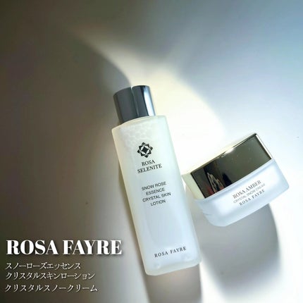 ロサ セレナイト スノーローズ エッセンス クリスタルスキン ローション/ROSA FAYRE/化粧水を使ったクチコミ(1枚目)