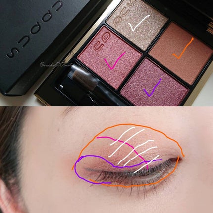 シグニチャー カラー アイズ/SUQQU/アイシャドウパレットを使ったクチコミ(10枚目)