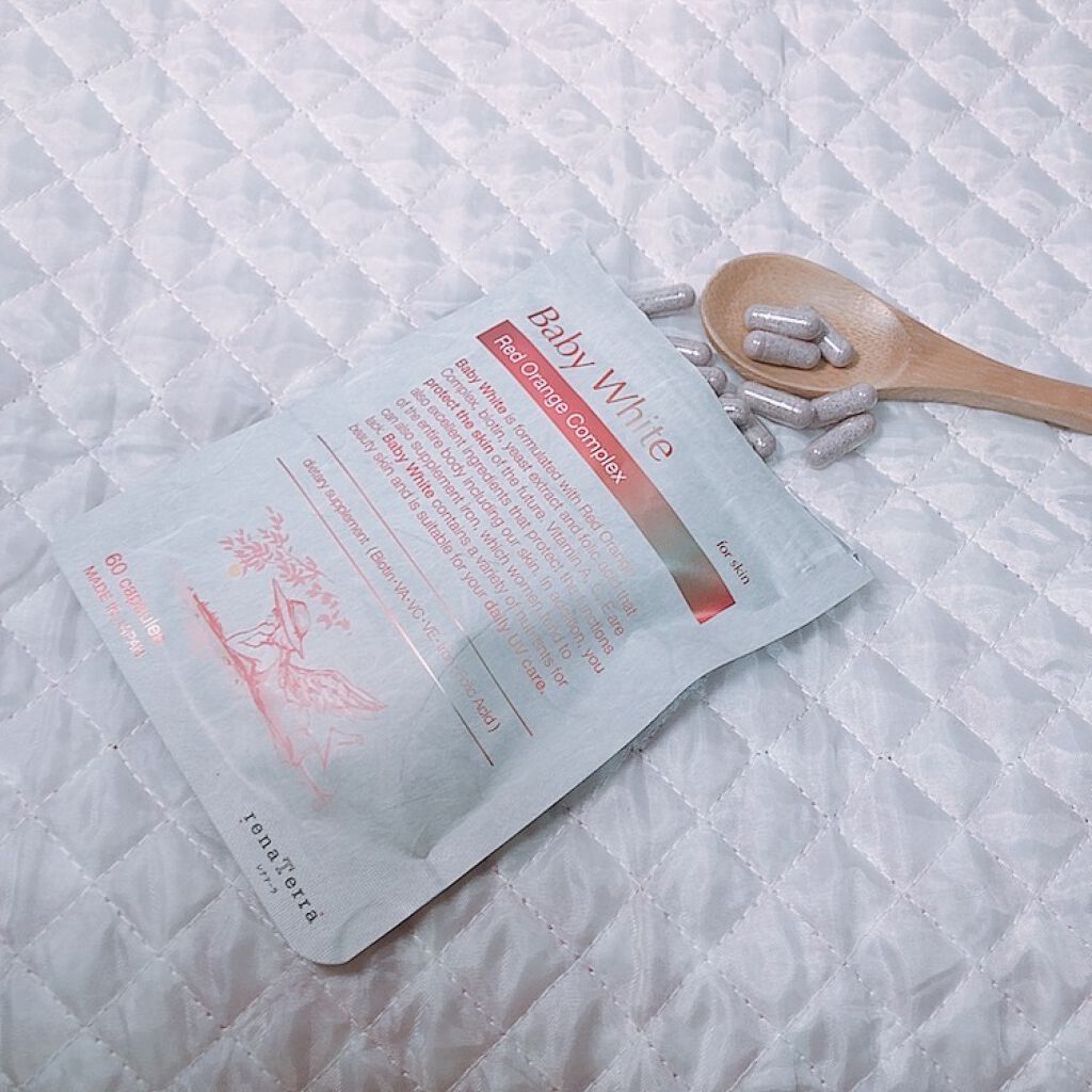 Baby White 60粒/renaTerra/美容サプリメントを使ったクチコミ（1枚目）