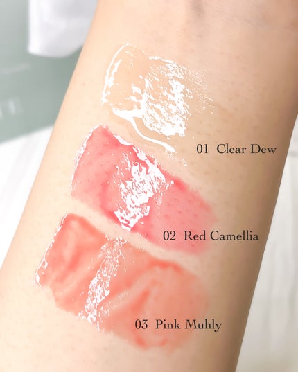 ナチュラルブルームリップオイルセラム 3色セット/PINATE/リップグロスを使ったクチコミ(8枚目)