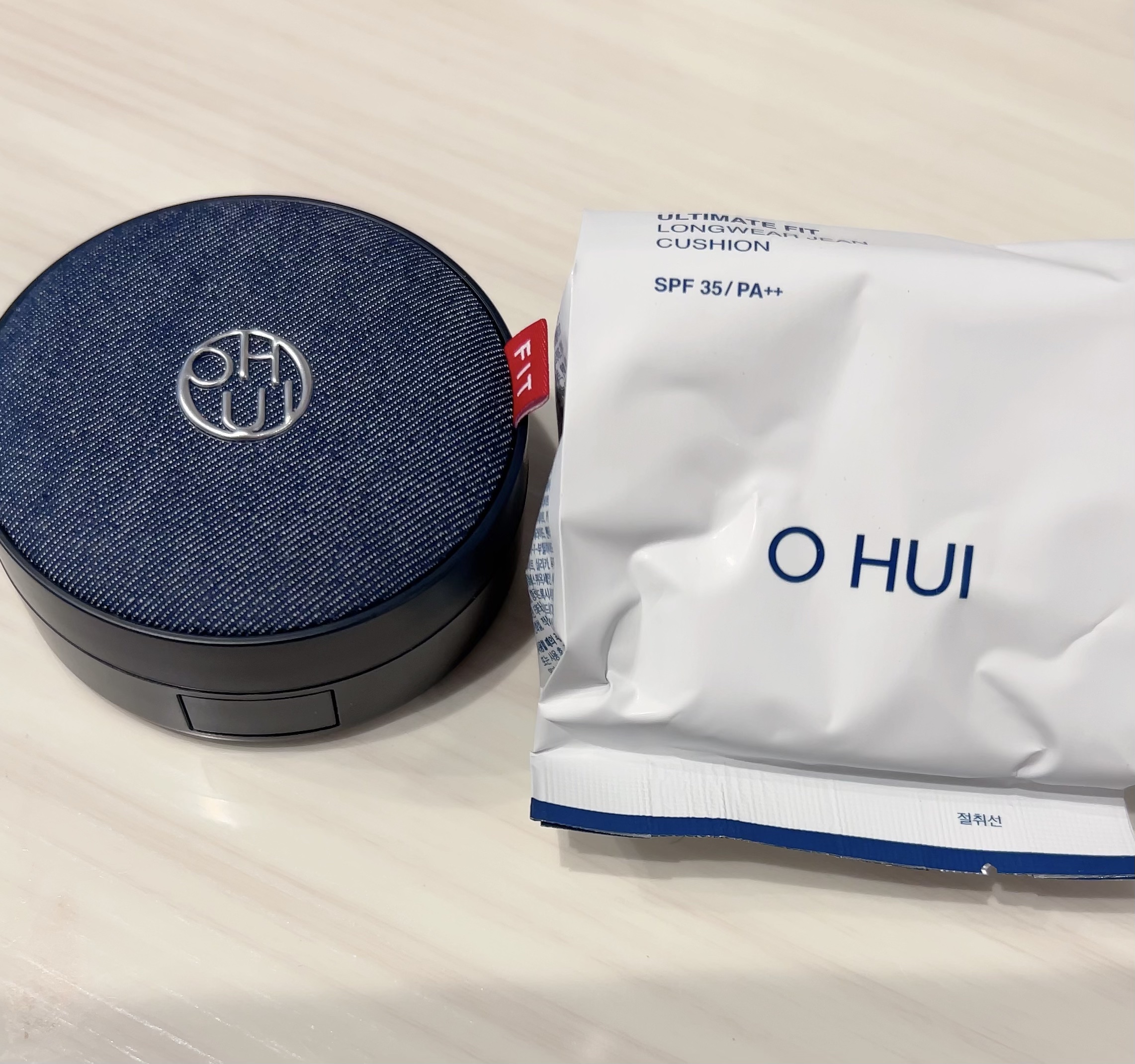 アルティメットフィット ロングウェアデニムクッション/OHUI/クッションファンデーションを使ったクチコミ（2枚目）