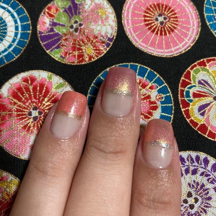 #セルフネイル,#サンリオネイル,#フレンチネイルのネイルデザイン