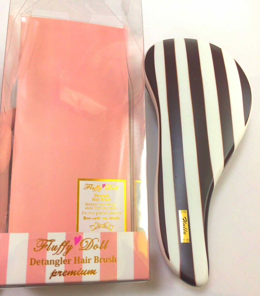 デタングラーヘアブラシ プレミアム/FLUFFY DOLL(フラッフィードール)/ヘアブラシを使ったクチコミ(1枚目)