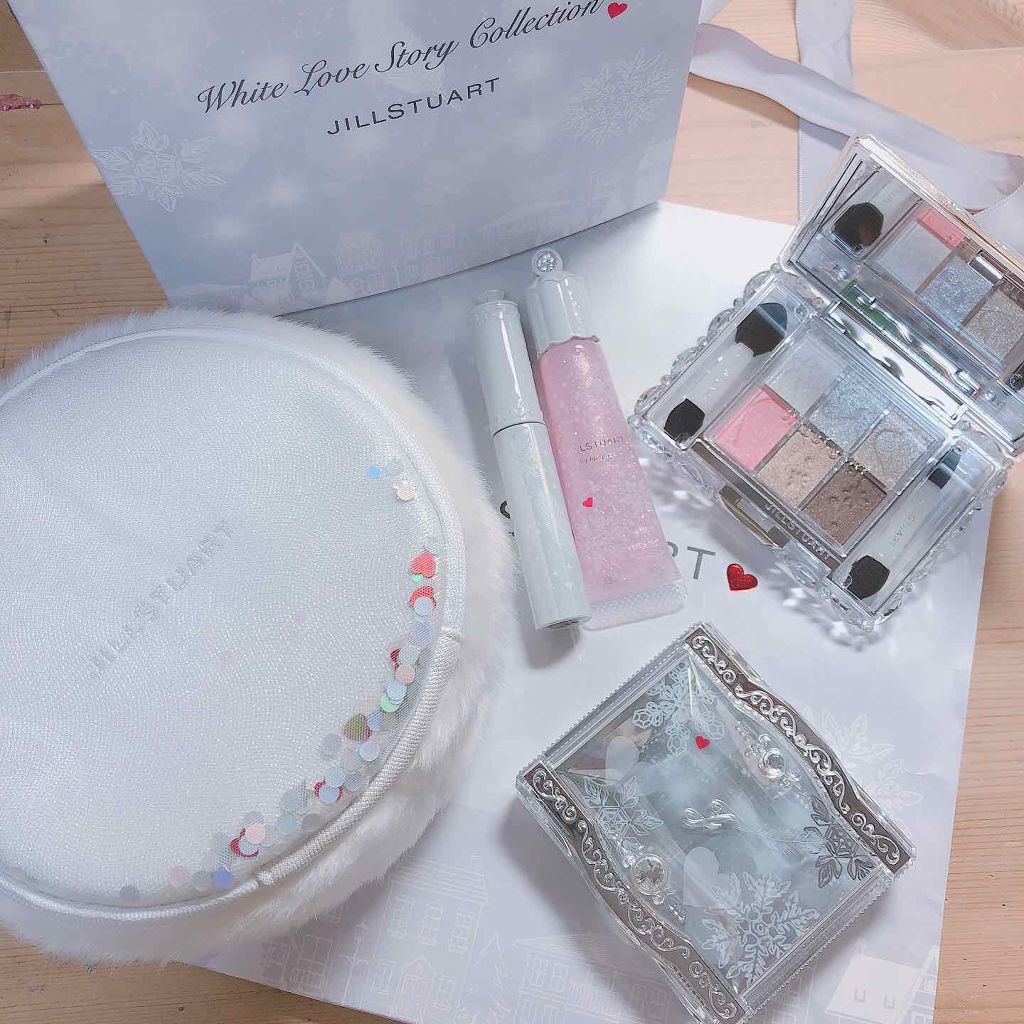 ホワイトラブストーリー コレクション (クリスマスコフレ 2018)/JILL STUART/メイクアップキットを使ったクチコミ（1枚目）