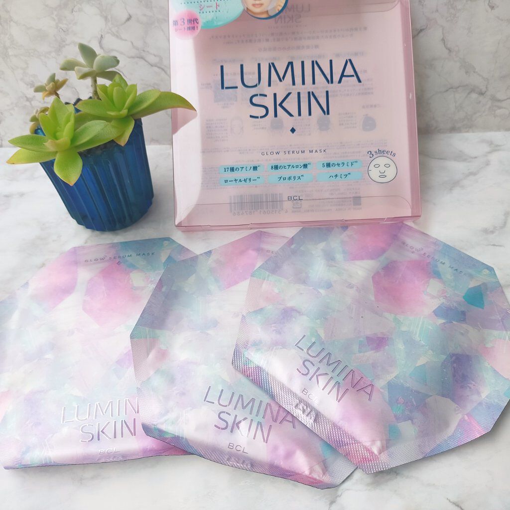 グロウセラム マスク/ルミナスキン/シートマスク・パックを使ったクチコミ（2枚目）