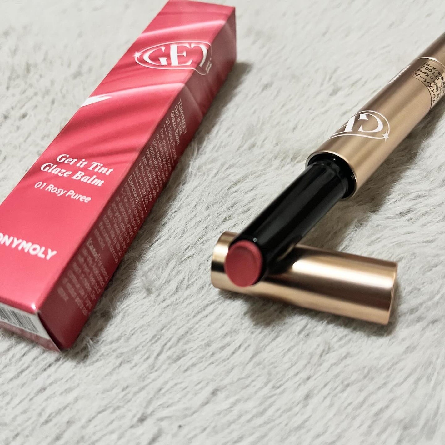 ゲットイットティントグレーズバーム/TONYMOLY/リップティントを使ったクチコミ(2枚目)