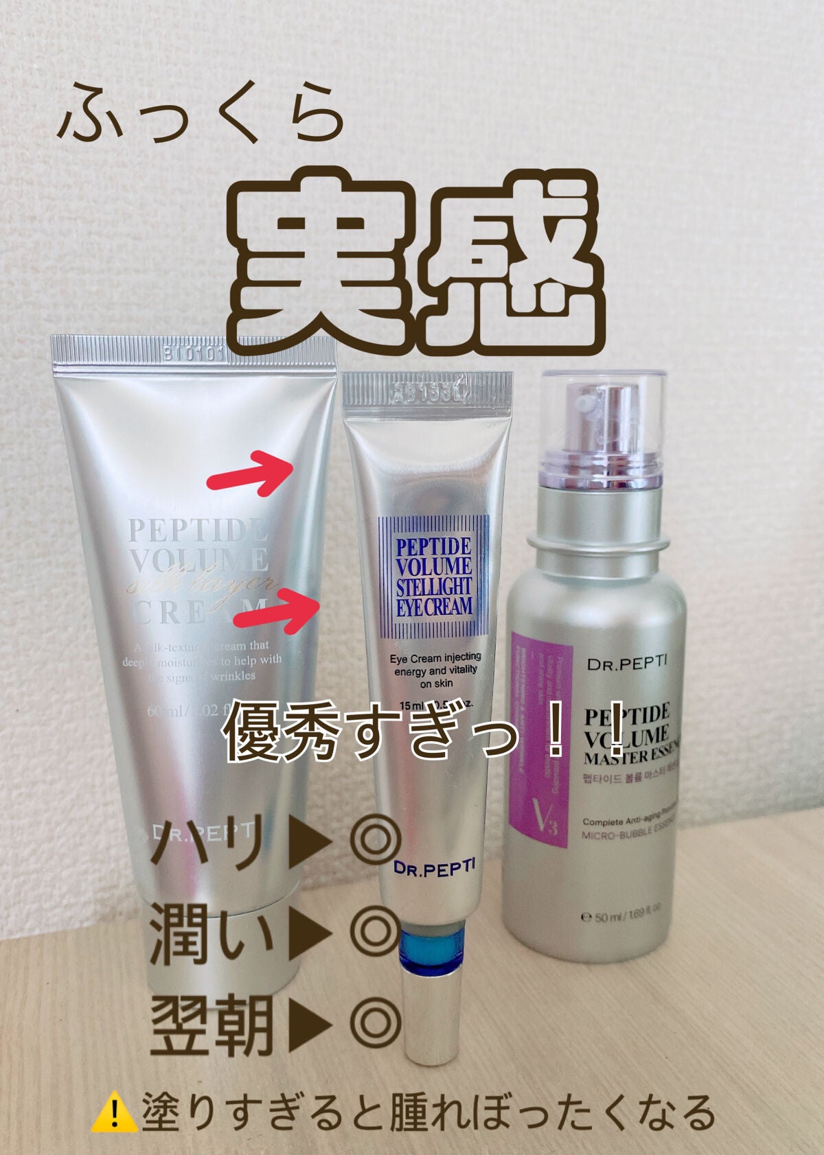 ペプチド ボリューム マスター エッセンス/DR.PEPTI/美容液を使ったクチコミ(3枚目)