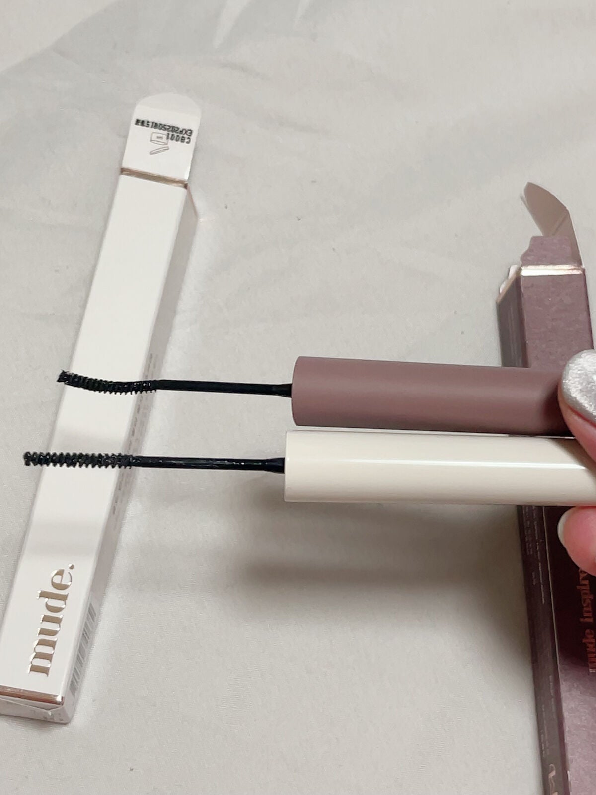 インスパイアマルチフィクサーマスカラ/mude/マスカラ下地を使ったクチコミ(2枚目)