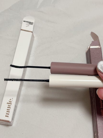 インスパイアマルチフィクサーマスカラ/mude/マスカラ下地を使ったクチコミ(2枚目)