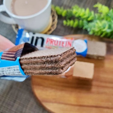 in PROTEIN BAR ウェファーカフェオレ/森永製菓/食品を使ったクチコミ（5枚目）