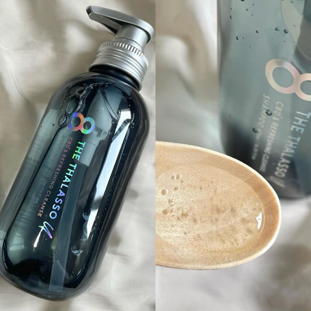 エイトザタラソ ユー CBD＆リフレッシング クレンズ 美容液シャンプー／CBD＆バランシング ダメージリペア 美容液ヘアトリートメント/エイトザタラソ/市販シャンプーを使ったクチコミ（2枚目）