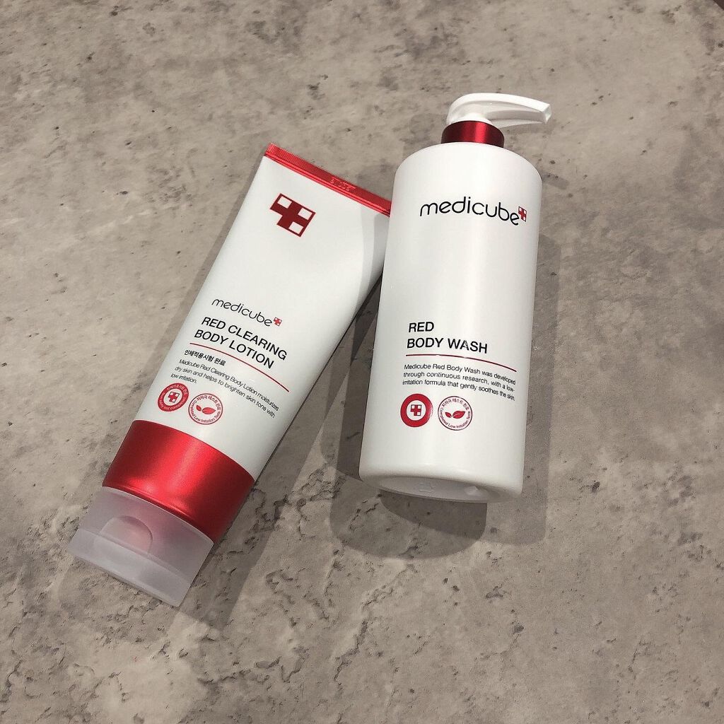 レッドボディーウォッシュ/MEDICUBE/ボディソープを使ったクチコミ（1枚目）