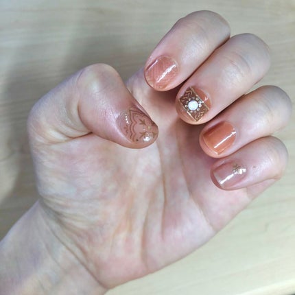 ジェルネイルシール/and U/ネイルシールを使ったクチコミ(2枚目)