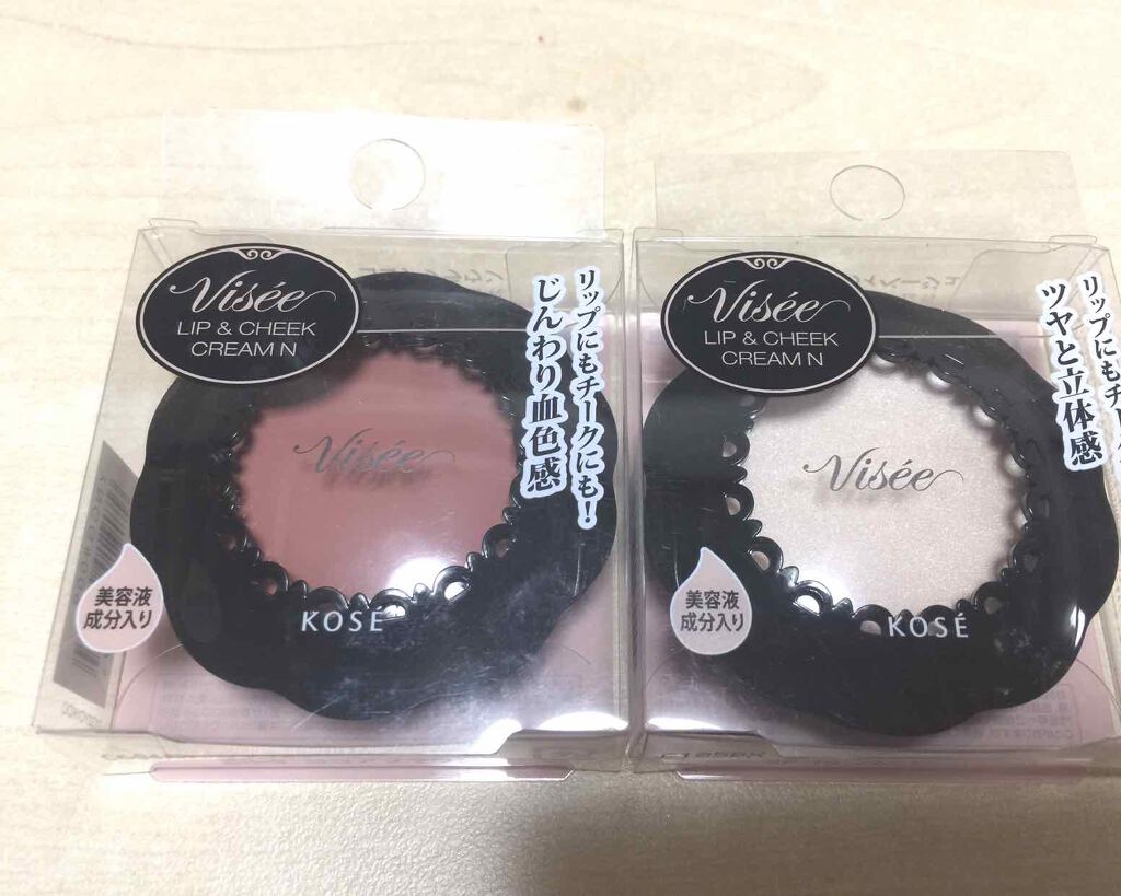 リシェ リップ＆チーククリーム Ｎ/Visée/ジェル・クリームチークを使ったクチコミ（1枚目）