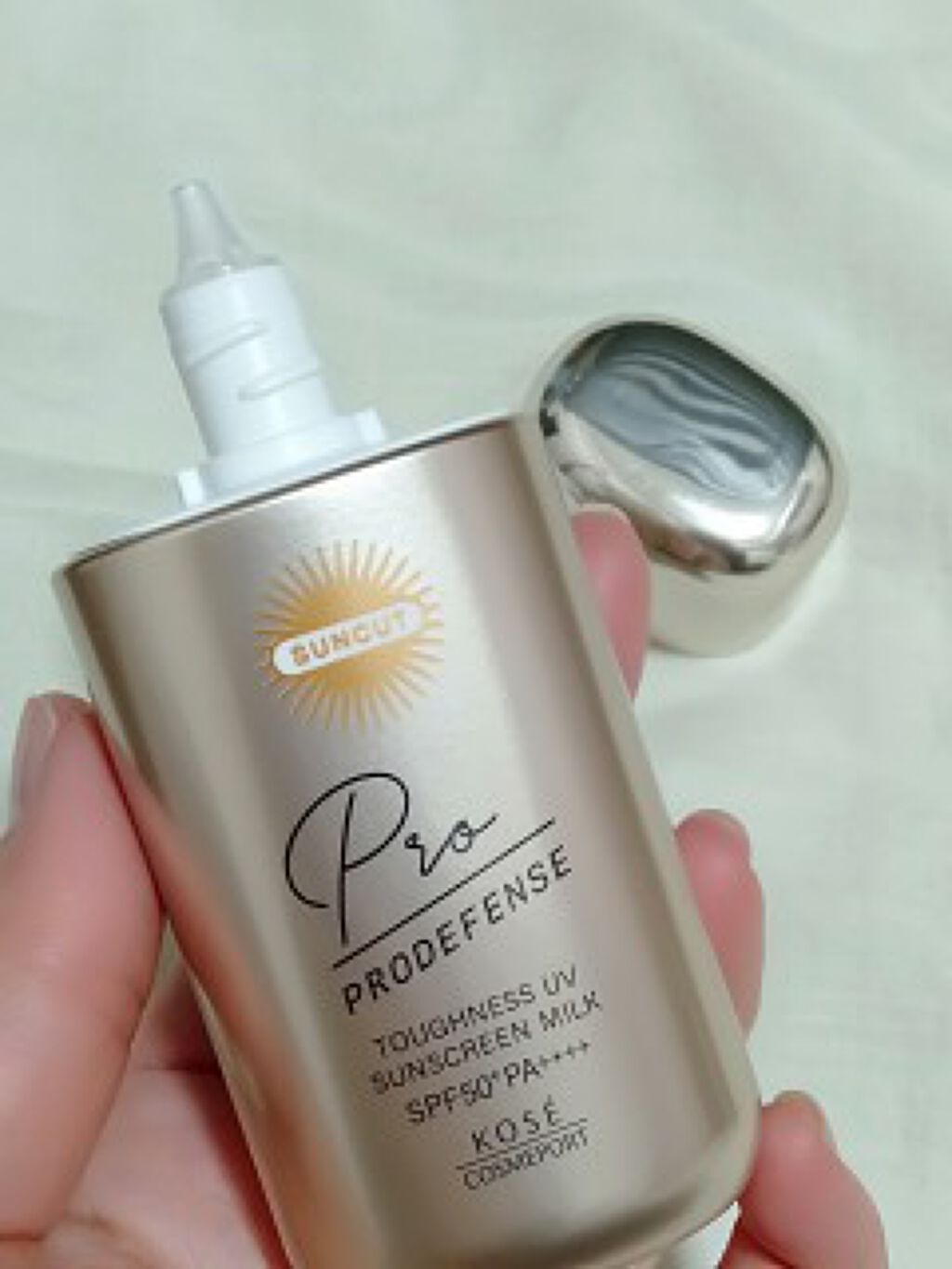 プロディフェンス タフネスUV ミルク/サンカット®/日焼け止めミルクを使ったクチコミ（1枚目）
